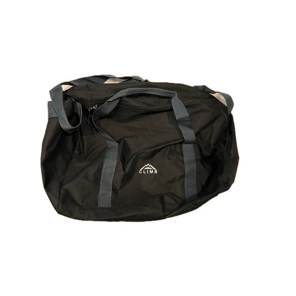 Climb Training Black Duffel Bag 18"x10"x8" - Picture 1 of 2